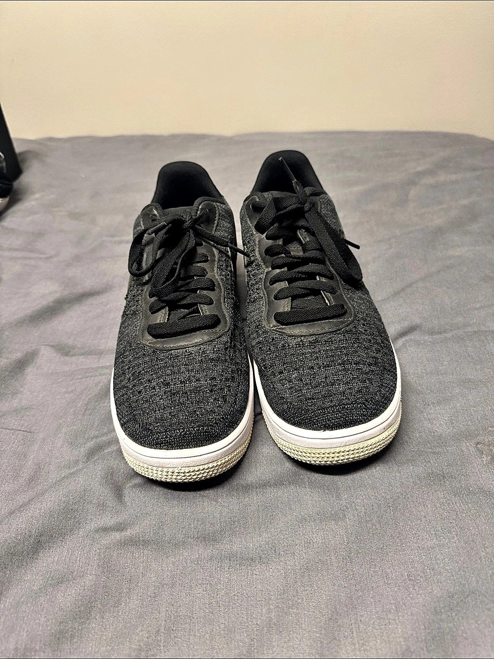 Nike Air Force 1 Ultra Flyknit Low Black & White Sneakers